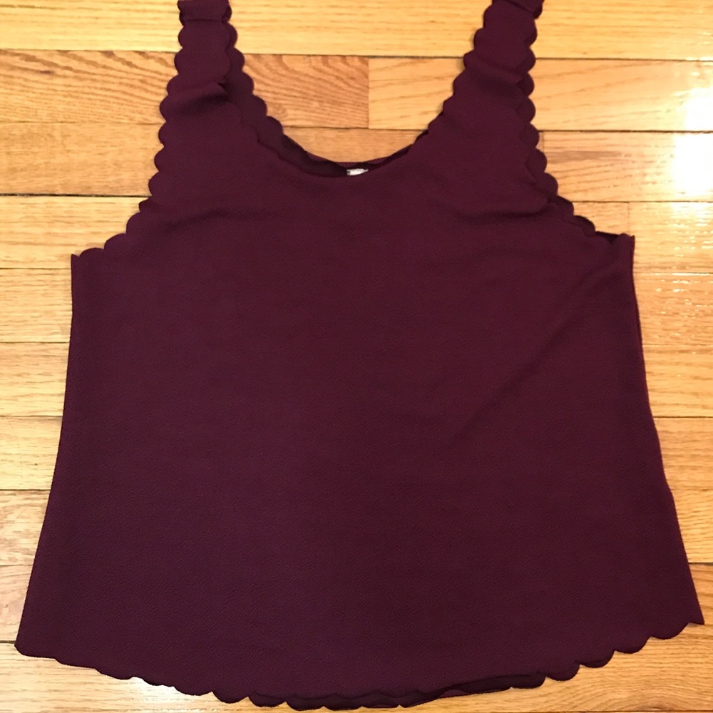 H&M Burgundy Tank Top